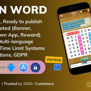 Hidden Words – Word Search Game Unity Template