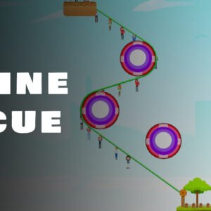 Zipline rescue – Unity game