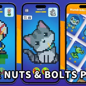 Color Nuts And Bolts Puzzle – Unity Source Code