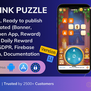 Word Link Puzzle – Unity Complete Games
